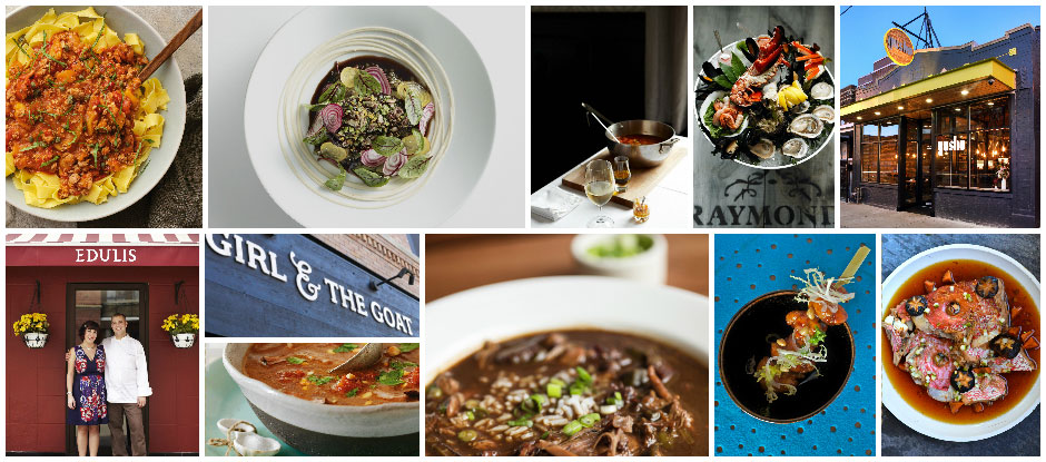 Six must-visit restaurants in Mid USA and Canada
