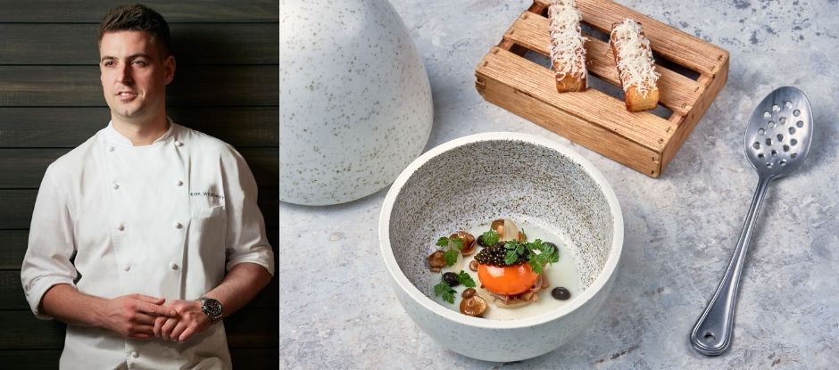 Why chef Kirk Westaway flipped Jaan’s menu to embrace British cuisine