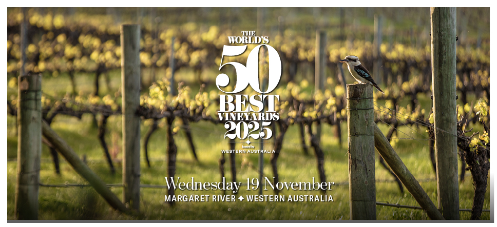 Raise a glass: Margaret River set to host The World’s 50 Best Vineyards 2025 awards